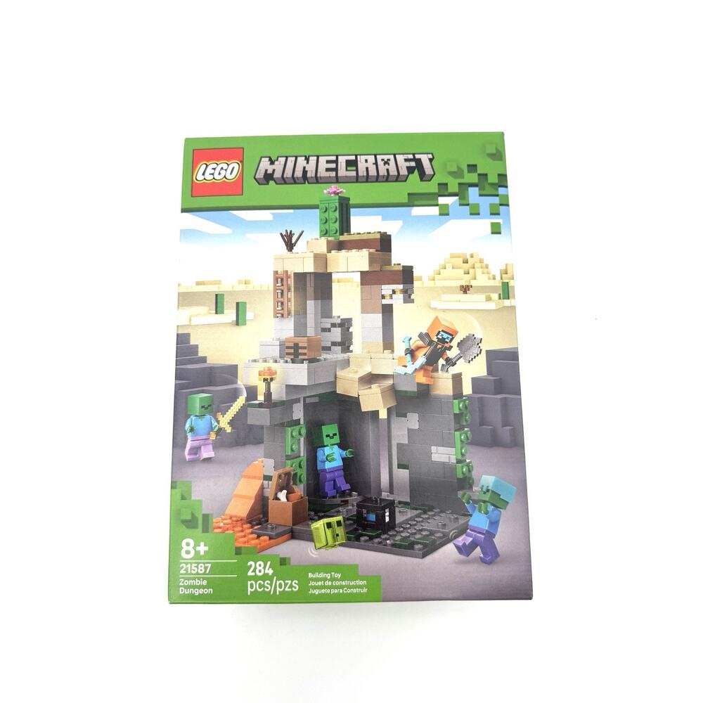 Lego Minecraft Zombie Dungeon 21587 BRAND New In Box